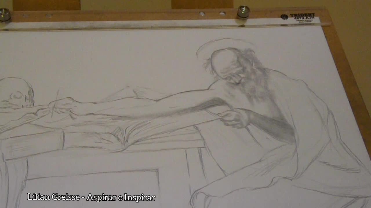 Caravaggio - St. Jerome - Sketch