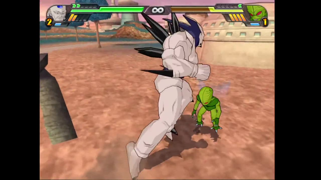 Syn Shenron vs Saibamen Dragon Ball Z Budokai 3