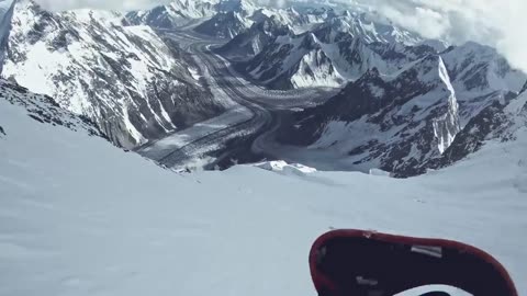 Experience the world's first ski descent of K2