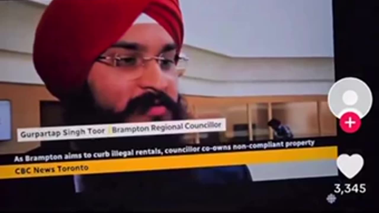 Brampton City Councilor caught renting illegal basement apartment threatens legal action against CBC