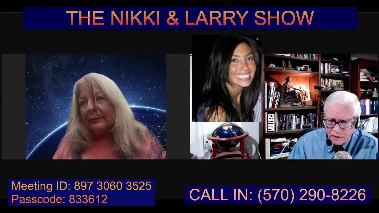 Nikki Stone & Larry Sparano in: Etched In Stone - political broadcast.