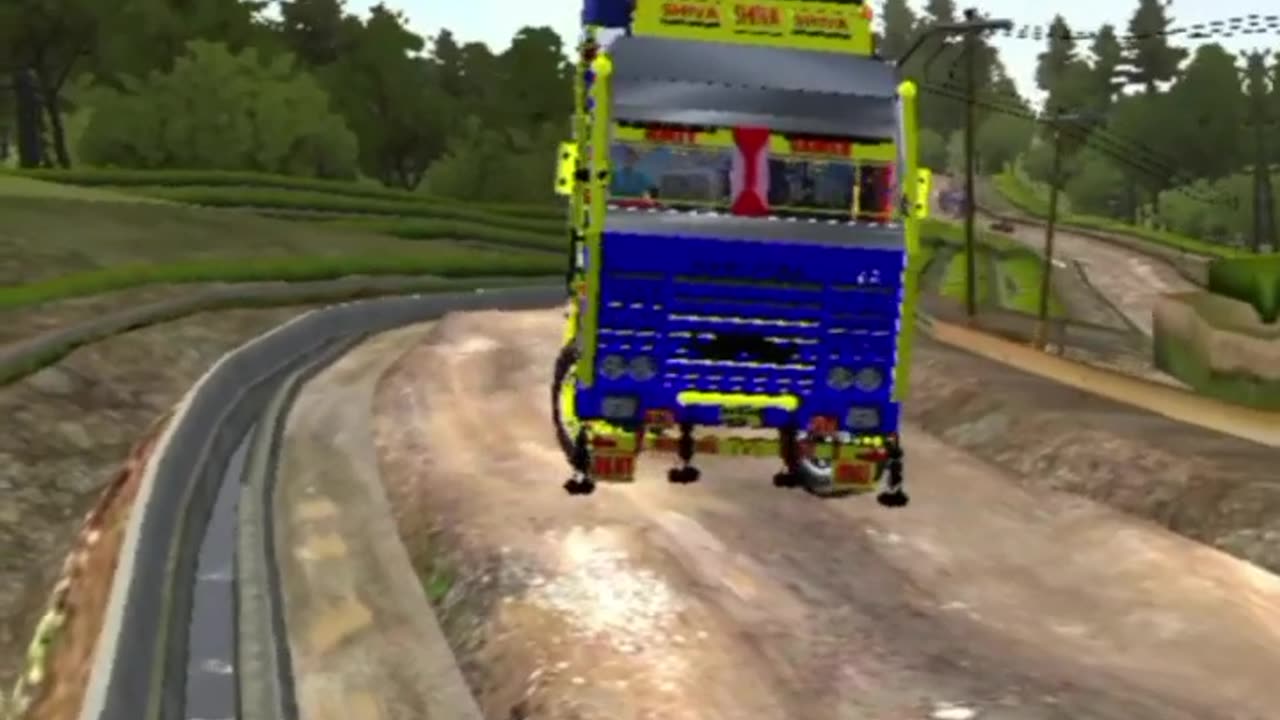 Truck driving || off roding truck driving 🔥 bus simulator Indonesia