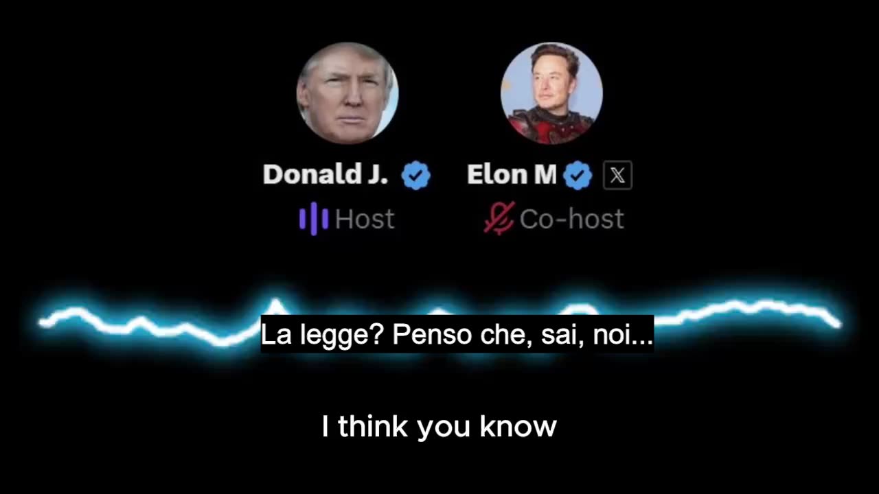 Elon Musk Donald Trump ( La traduzione sottotitolata non è perfetta ma perfettamente comprensibile )