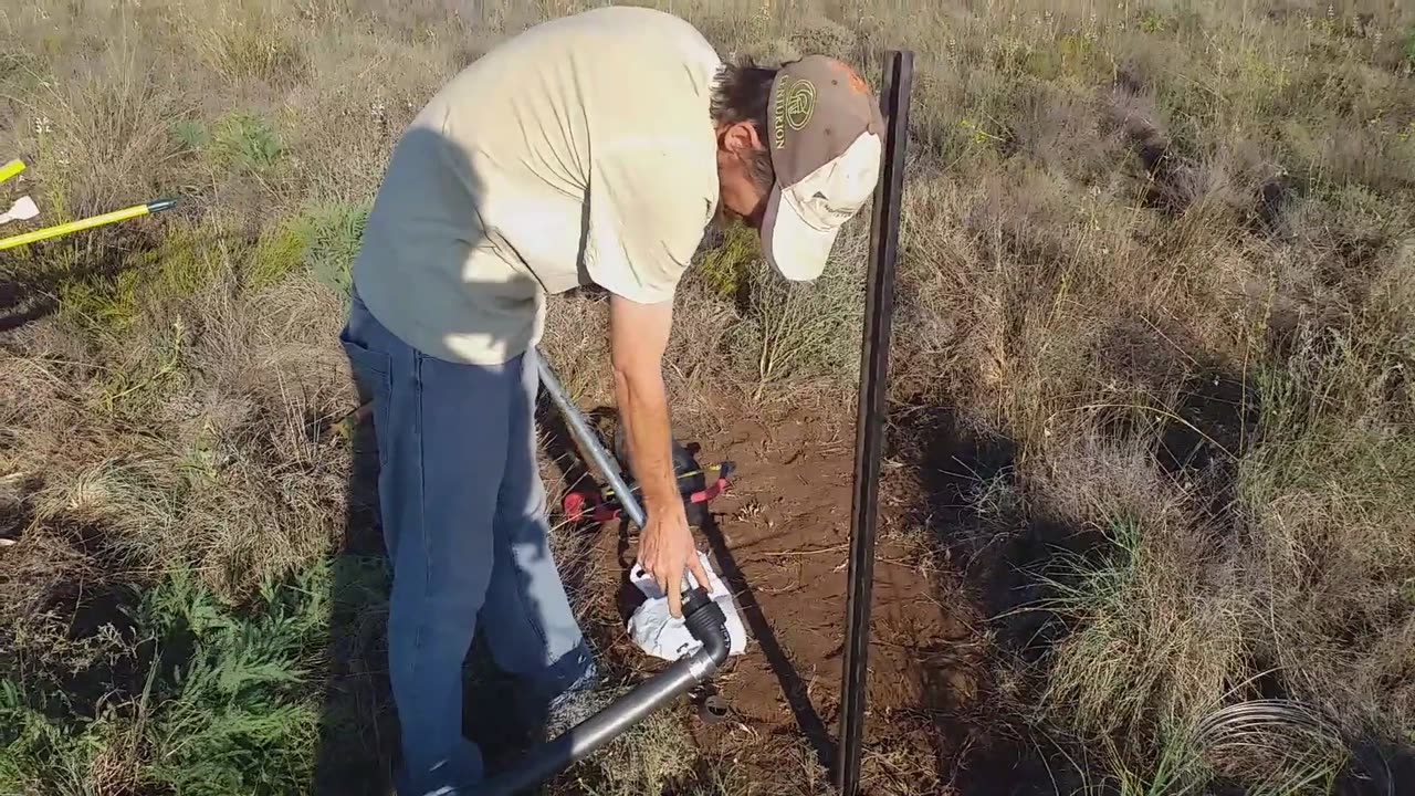 Connecting into the water pipeline on the homestead / family of 7