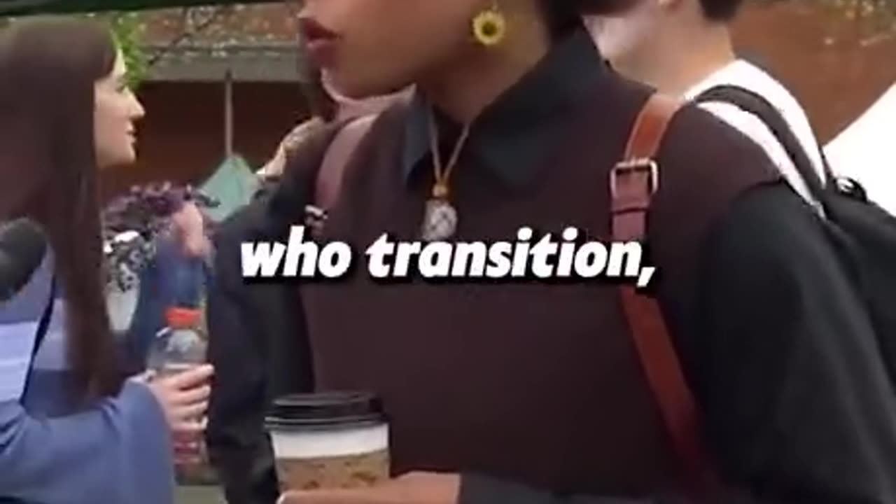 Woman can't even explain her own argument