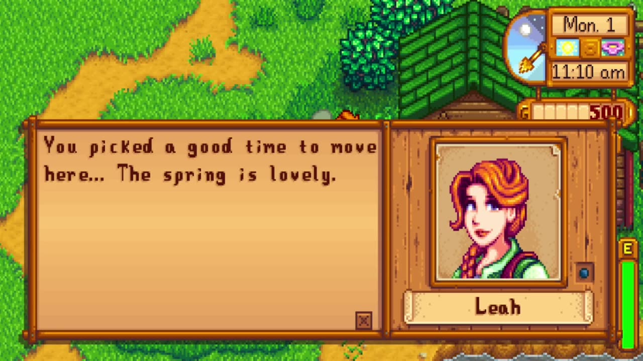 Leah's Introduction - Stardew Valley Characters #10