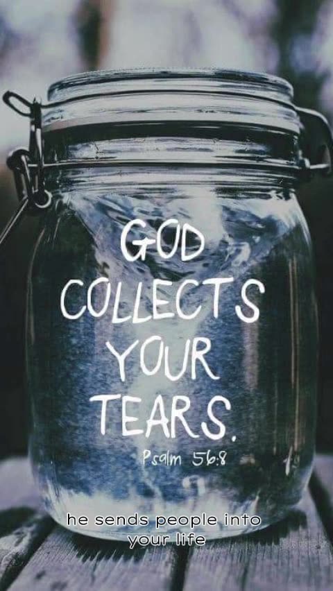 King James Bible. God Collects Your Tears