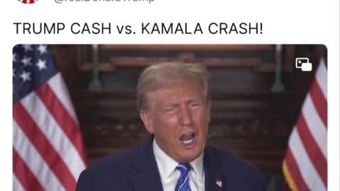 Trump cash vs Kamala's crash