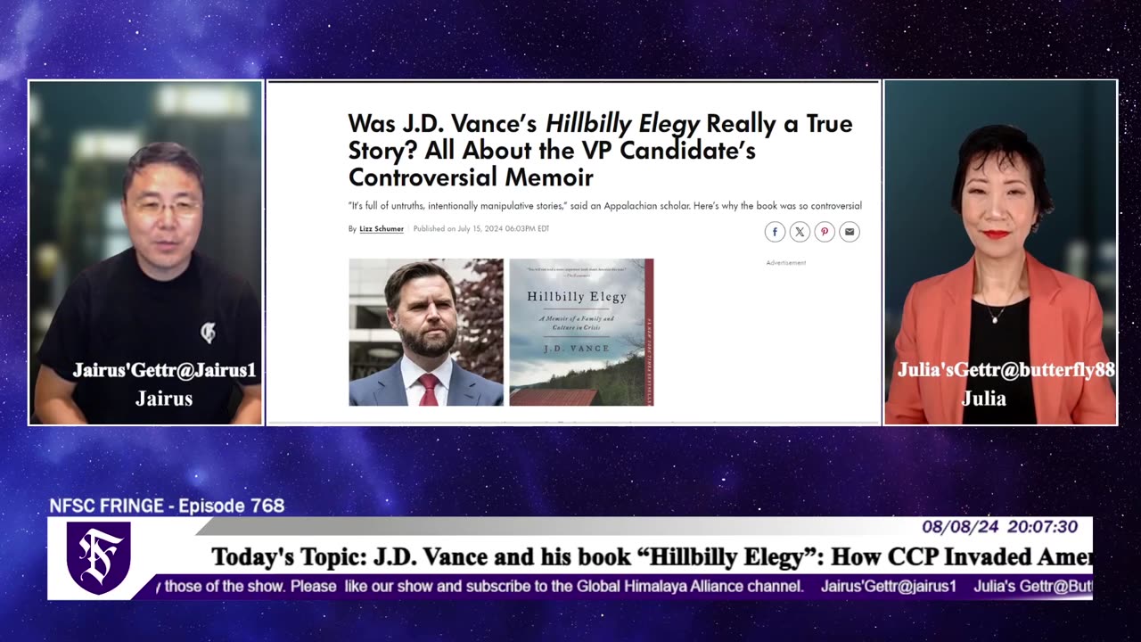 J.D. Vance and his book “Hillbilly Elegy”: How CCP Invaded America