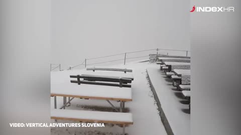 U Sloveniji pao snijeg u lipnju