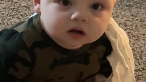 Toddler wont let mum go to bathroom alone
