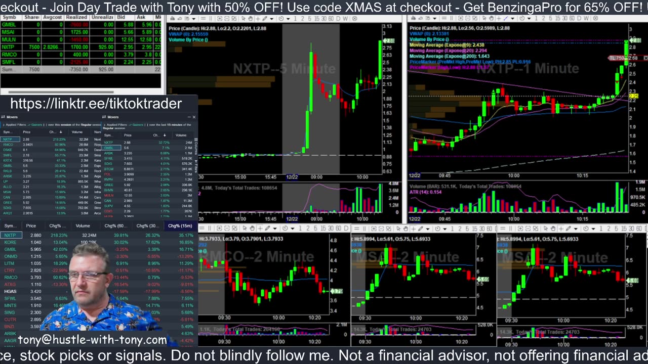 LIVE DAY TRADING | Trading Premarket and the Open | S&P 500, NASDAQ, NYSE |