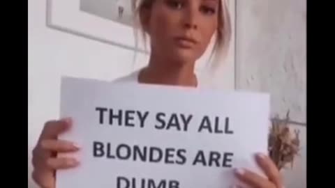 Justice for blondes 😂🙌