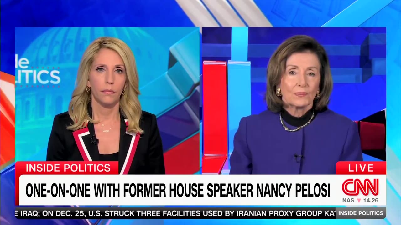 Nancy Pelosi says it should be "up to the states" whether to remove President Trump from the ballot
