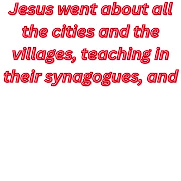 "Jesus: Preaching, Healing, and Compassion for the Crowds" Matthew 9:35.#shorts #youtubeshorts #yt