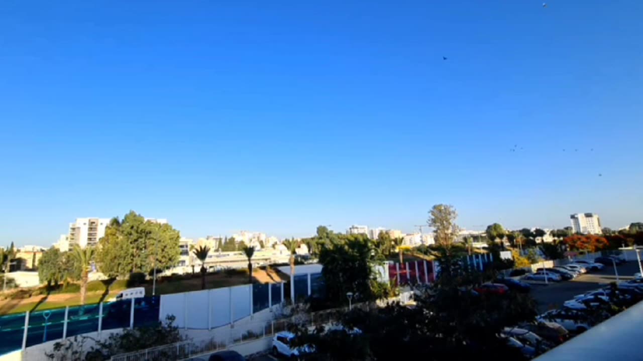 Footage posted to social media shows the drone impact in Nahariya a short