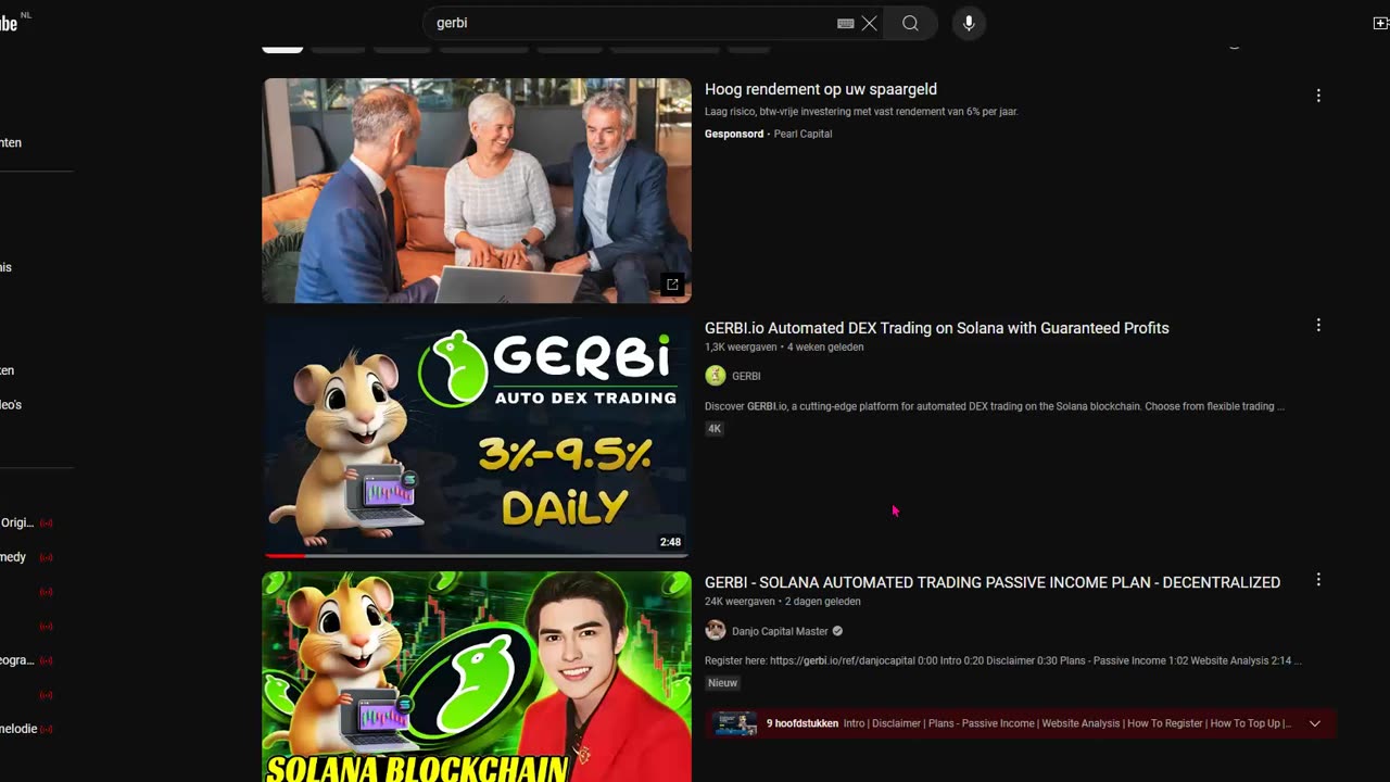 GERBI NEDERLAND - NIEUWE SET & FORGET AI SOLANA ROBOT WINSTEN gratis registreren TOP TEAM ROB BUSER