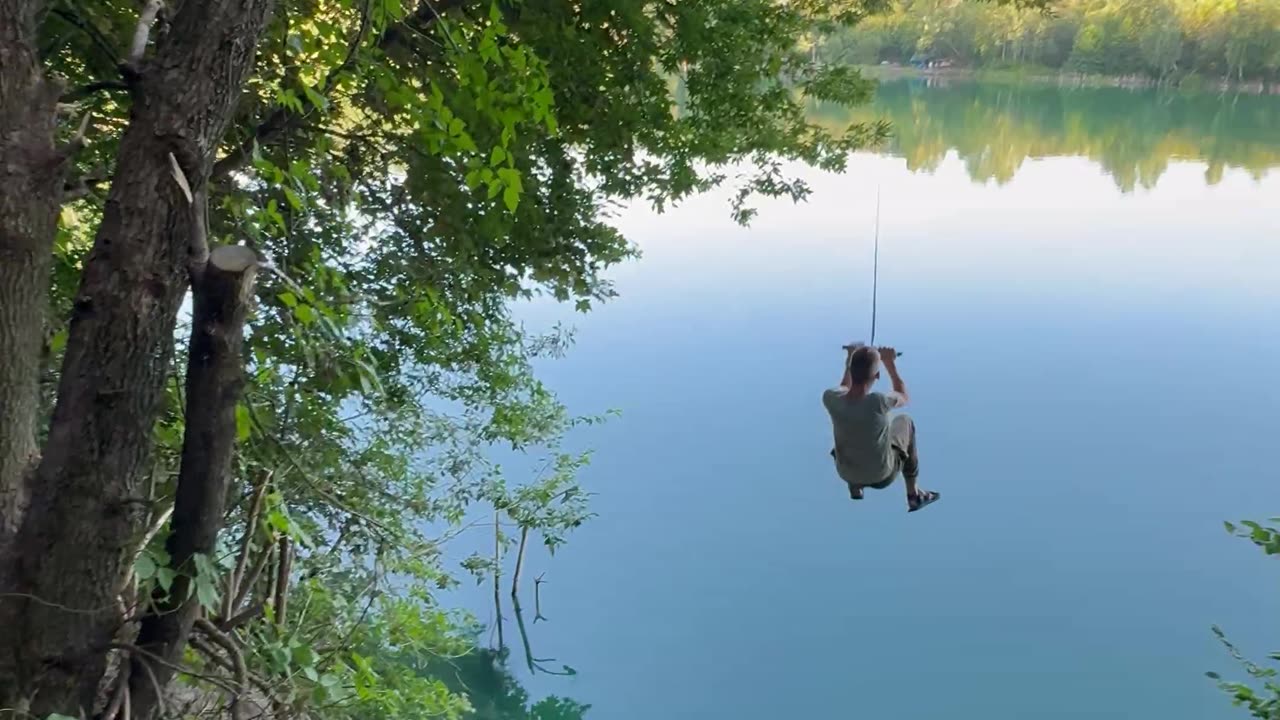 Rope Swing Fails Sends Wrong Person Into Lake