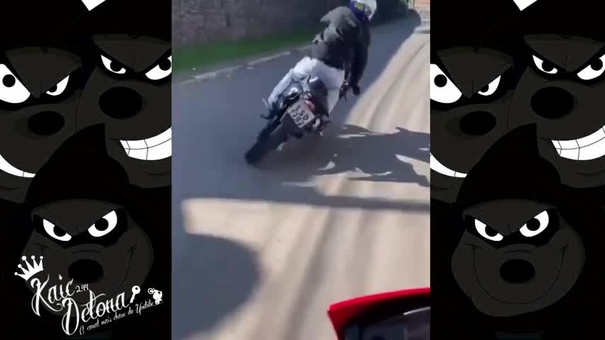 2021 funny motorcycle tumble sequence