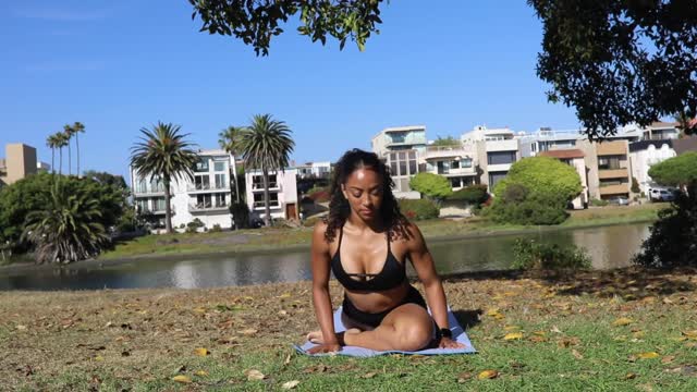 Yoga Meditation by Lady