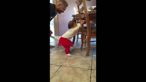 Baby Twerking on Chair