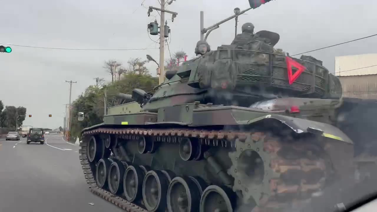 M60 rolling in Taiwan