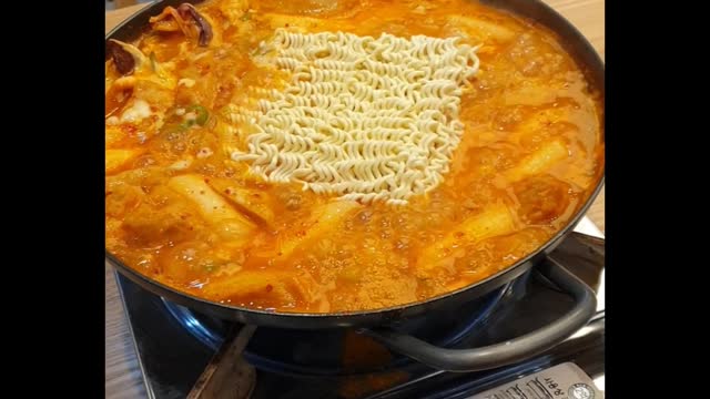 Spicy Korean food