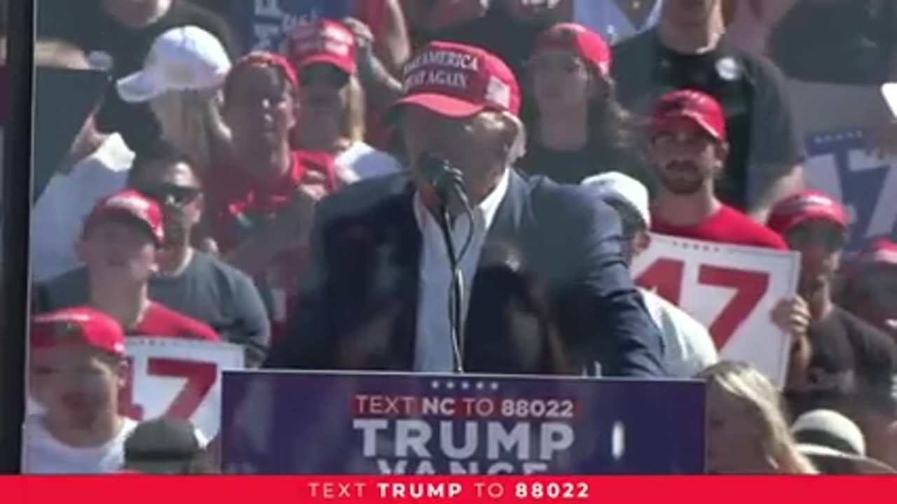 President Trump in Wilmington, NC