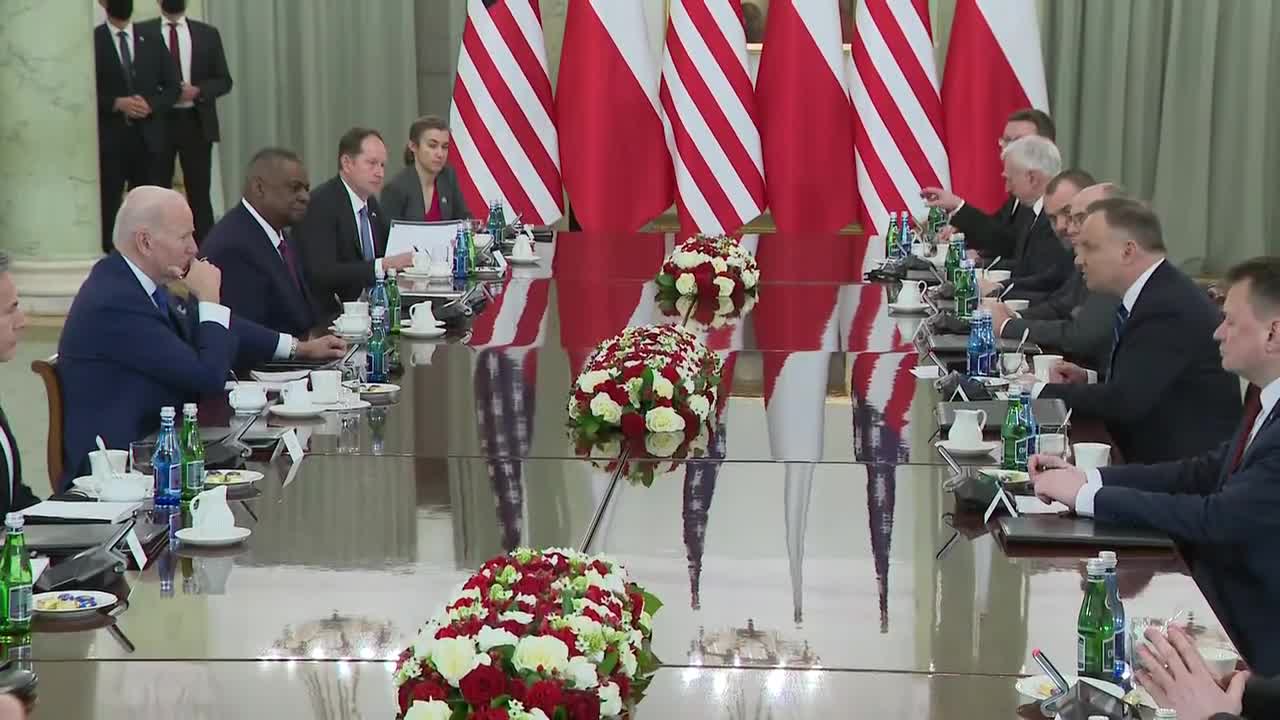 President Biden meets with Poland’s president