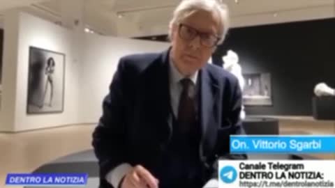 Sgarbi: per le élite, siero o acqua? Lo stato di emergenza è fatto per creare allarme sociale