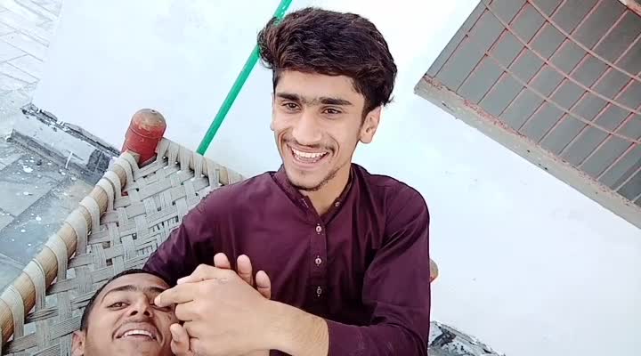 Boy enjoying