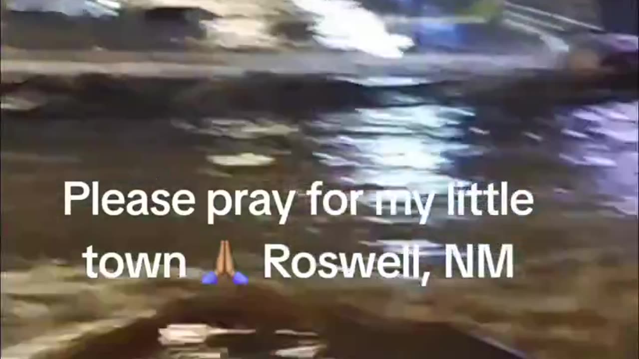 Flooding in Roswell, NM - October 21, 2024