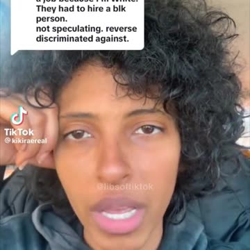 Black TikToker Claims Anti-White Discrimination Is Justified