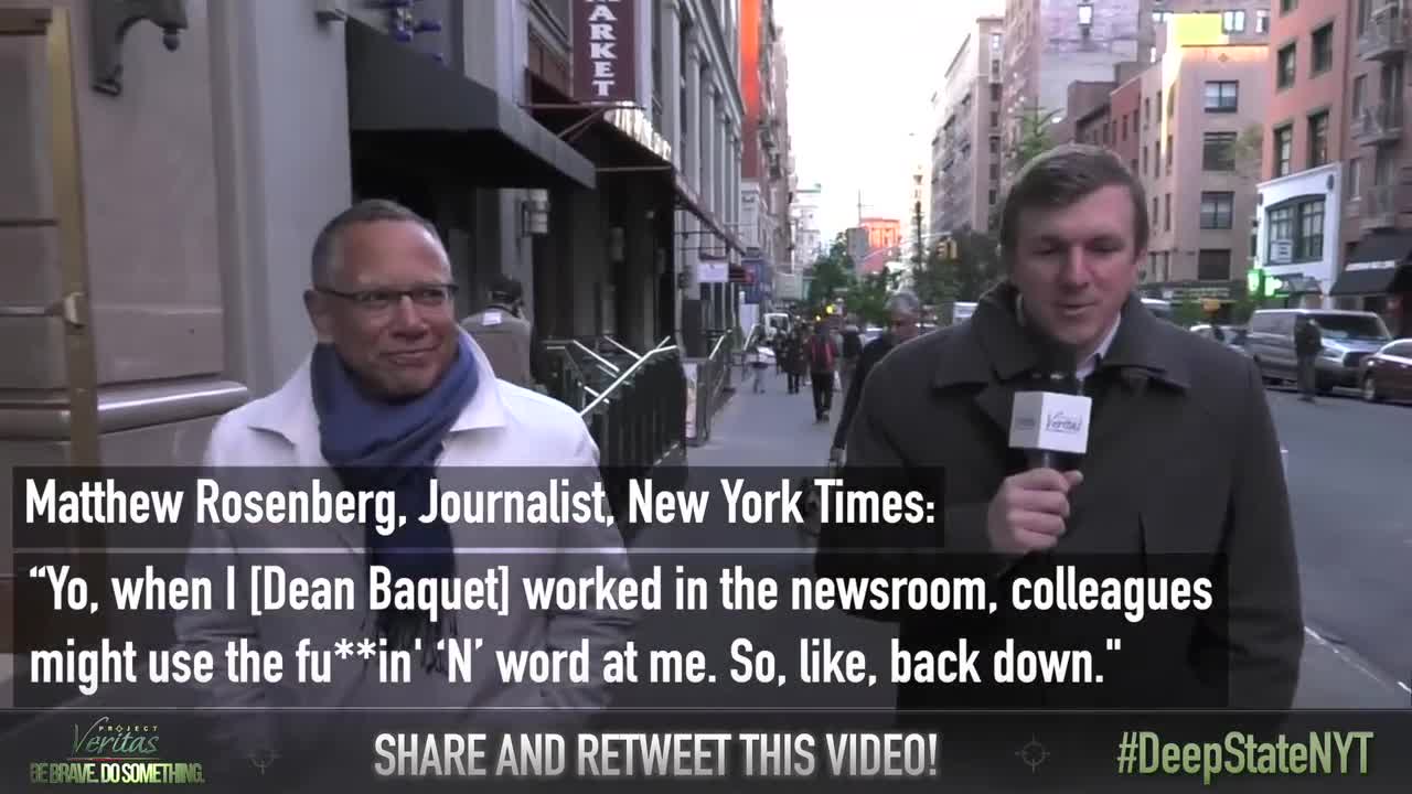 PROJECT VERITAS. PART TWO NYT REPORTER. STUNNING ADMISIONS