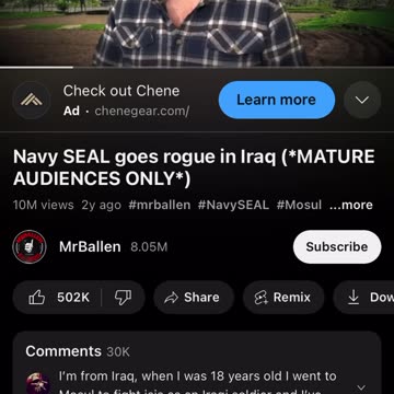 That’s a good question Mr. navy seal