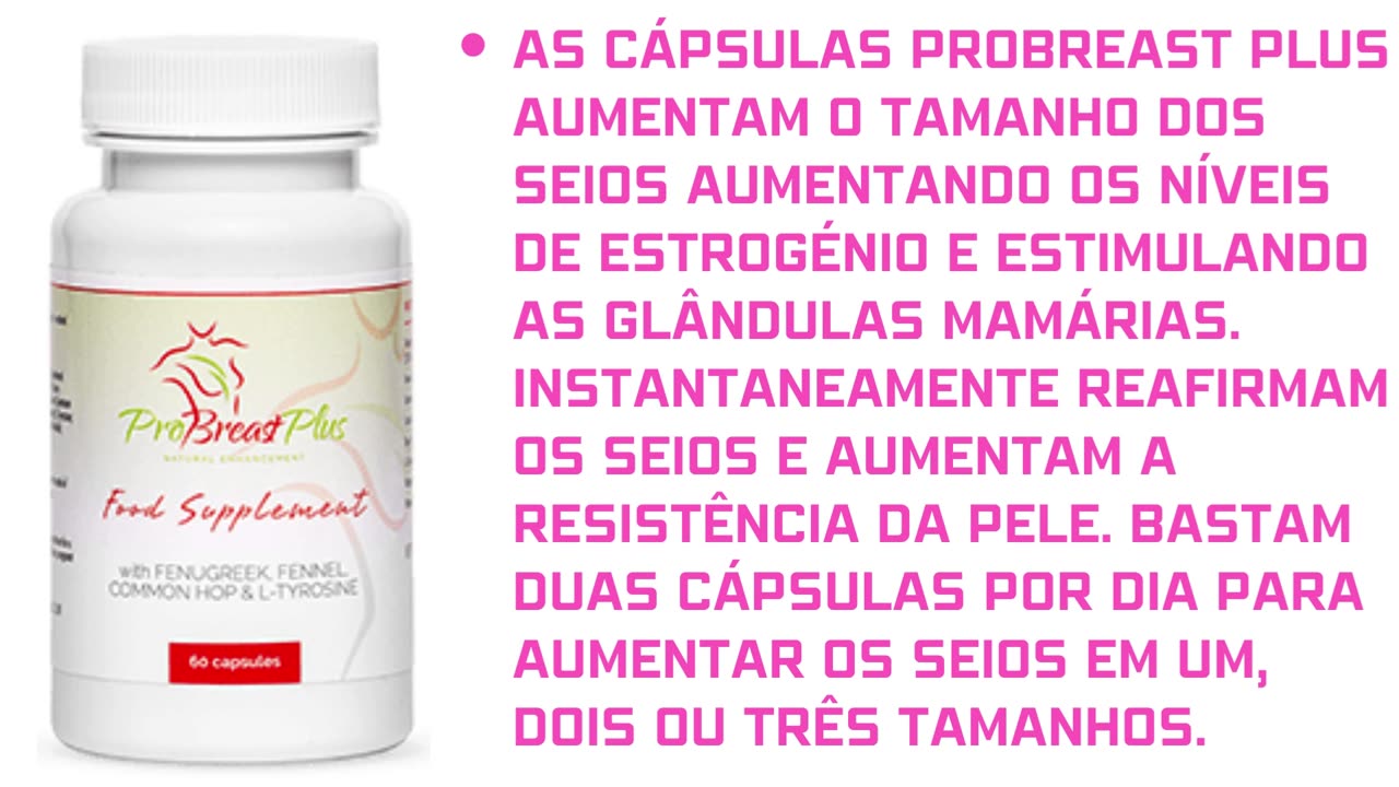 ProBreast Plus Aumento das mamas