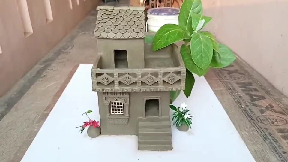 How to make clay house video hd