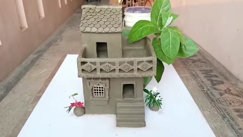 How to make clay house video hd