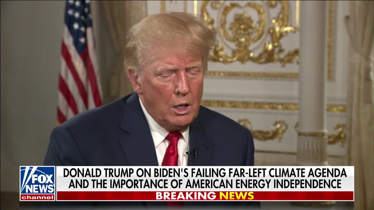 Trump reveals what he thinks of Biden's green energy agenda