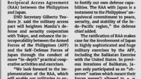 Landmark accord allows in-depth' training between AFP, Japanese forces
