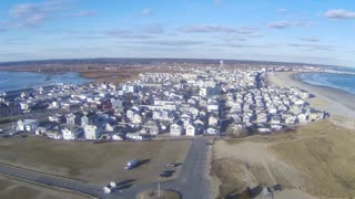 Drone Flight: Hampton Beach State Park; Hampton Beach, NH
