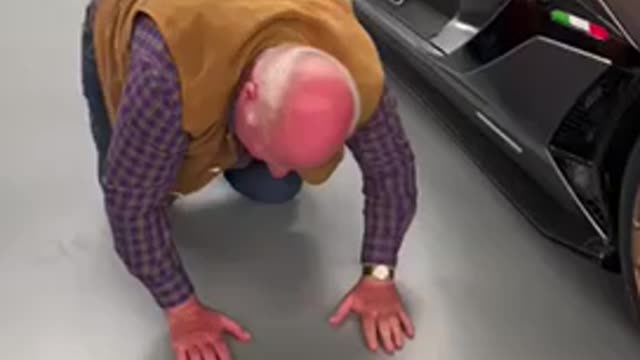 Crawling in and out of Ferrari