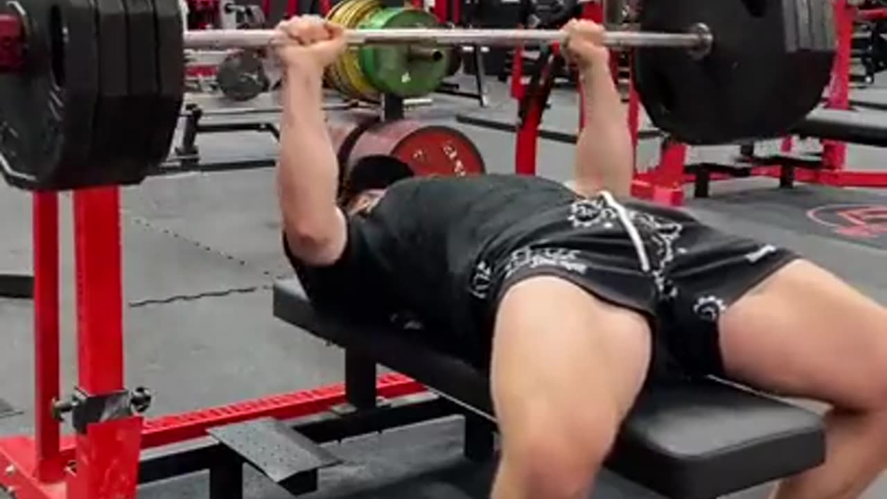 405lbs Bench No Spotter