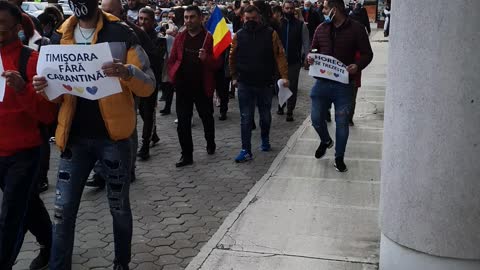 Protest Antirestrictii Timisoara 29 Martie