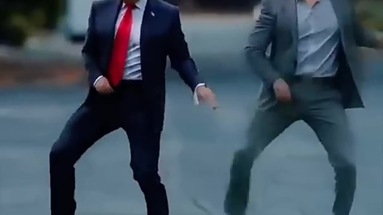 President Trump and Elon Musk dancing (Comedy)