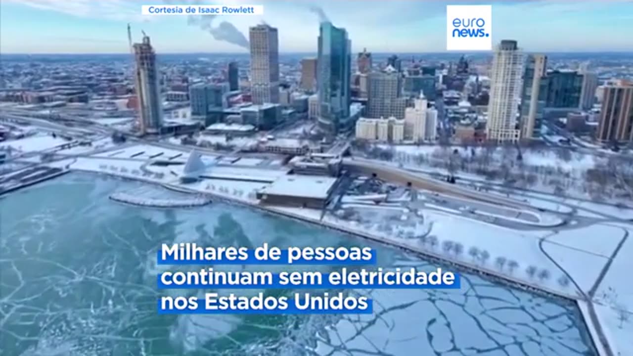 Tornando o clima mais Frio Frio extremo nos Estados Unidos faz pelo menos 91 mortos.