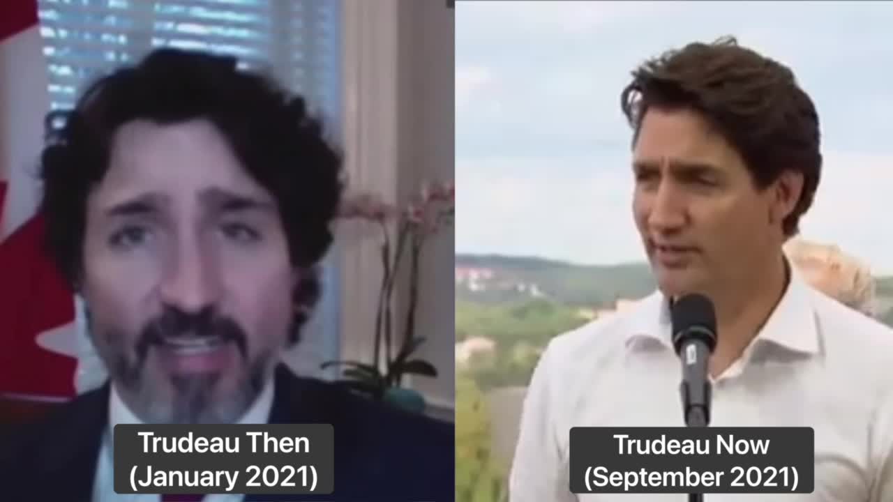 Trudeau Argues with Himself about Dividing Canada with Vaccine Passports