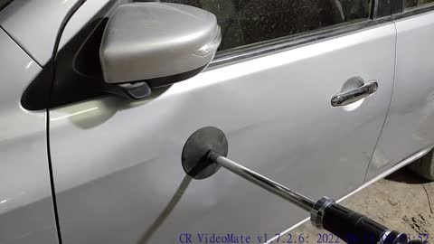 Watching sheet metal dent repair is too easy # Repair car # dent repair # Auto mechanic