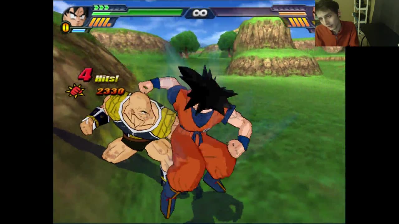 Nappa VS Goku In A Dragon Ball Z Budokai Tenkaichi 3 Battle With Live Commentary.mp4