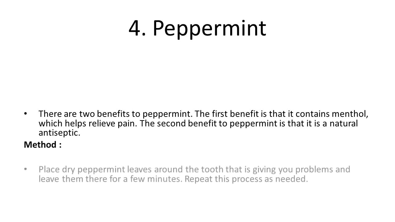 Best home remedies for tooth pain